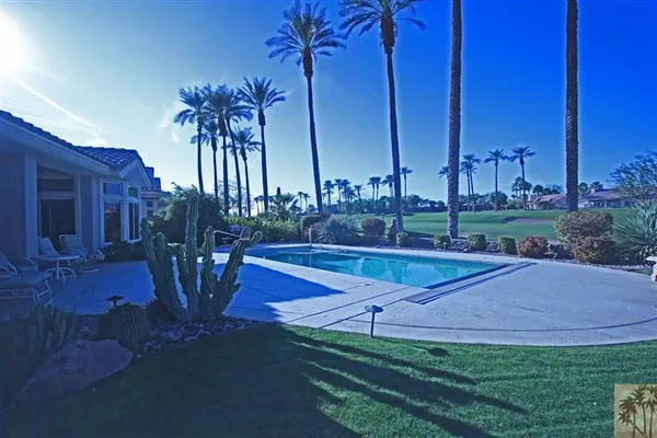 a view of a backyard with plants