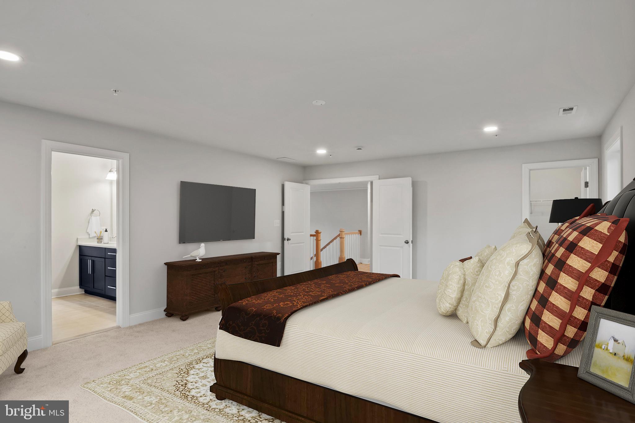 4496 Ilchester Road Ellicott City, MD 21043 - Photo 32 of 61 Virtually Staged Primary Bedroom Alt View