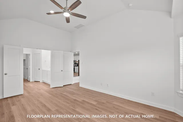 a view of small space with racks on the wall