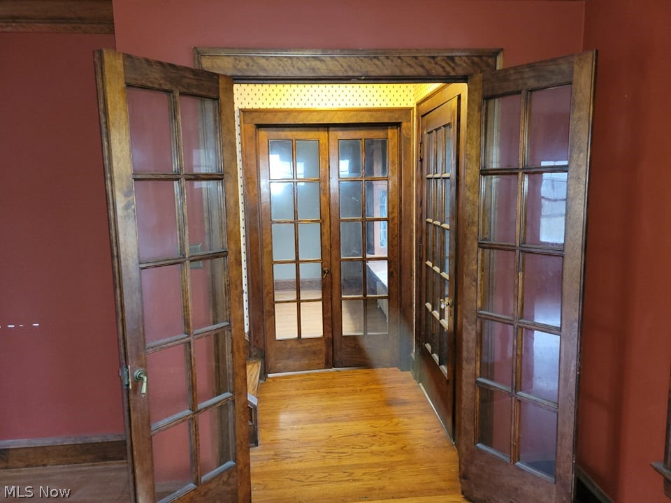3353 Altamont Road Cleveland, OH 44118 - Photo 2 of 25 foyer with French doors leading to dinning room and living room