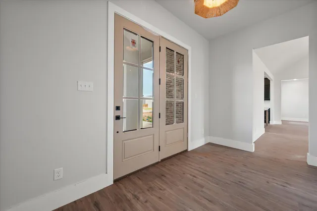 wooden floor in an empty room