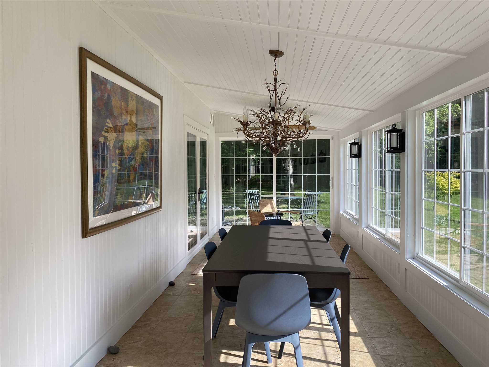 31 Robinson Road Salt Point, NY 12578 - Photo 18 of 27 a view of a dining room with furniture wooden floor and chandelier