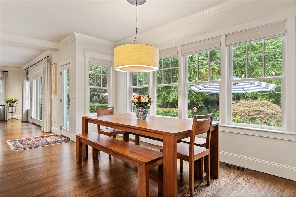244 Musterfield Road Concord, MA 01742 - Photo 17 of 41 a view of a dining room with furniture window and wooden floor