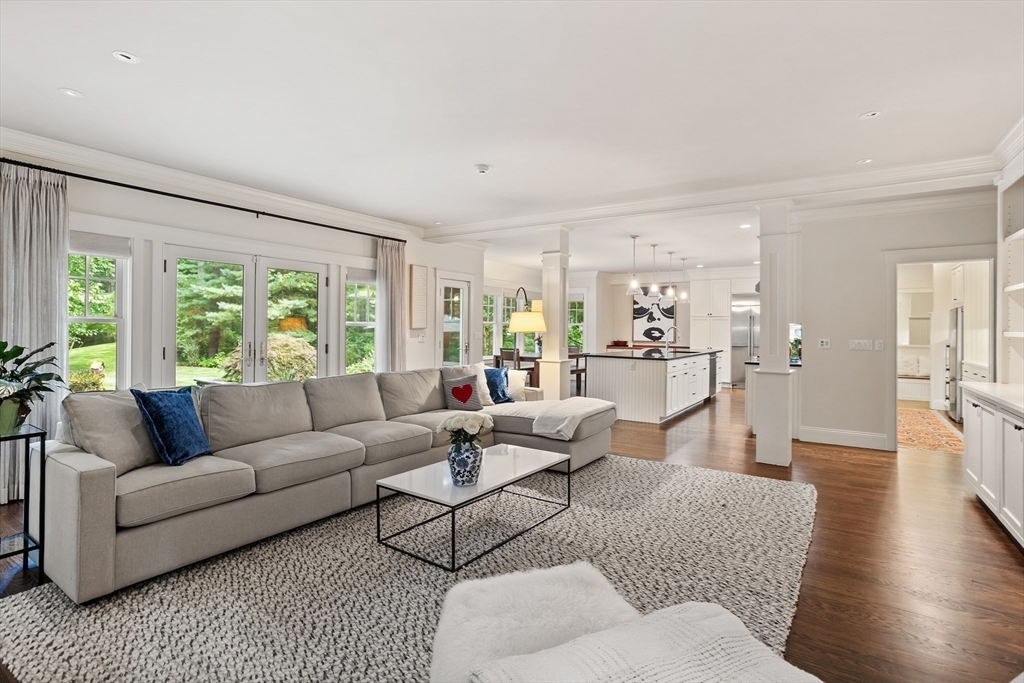 244 Musterfield Road Concord, MA 01742 - Photo 19 of 41 a living room with furniture and a large window