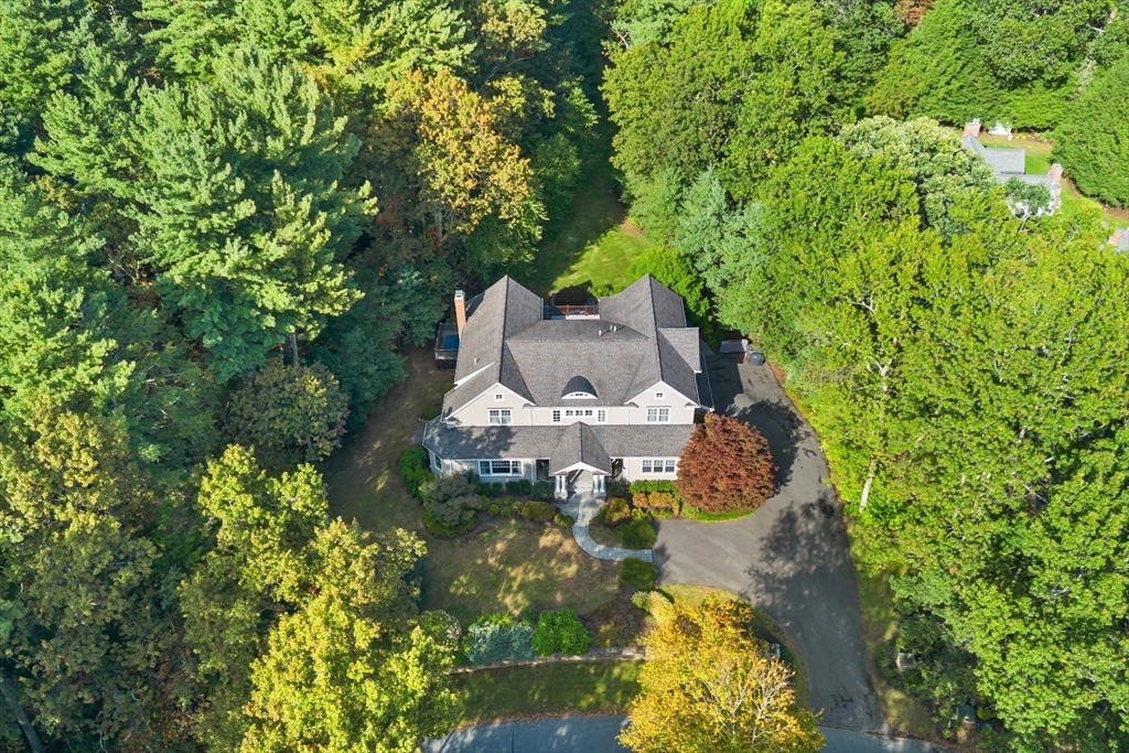 244 Musterfield Road Concord, MA 01742 - Photo 38 of 41 an aerial view of a house with yard swimming pool and outdoor seating