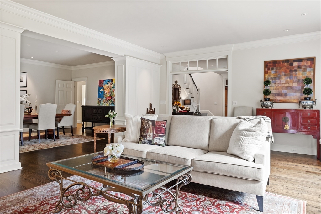 244 Musterfield Road Concord, MA 01742 - Photo 5 of 41 a living room with furniture and a wooden floor