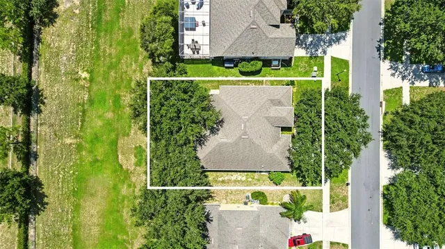 a view of outdoor space and garden