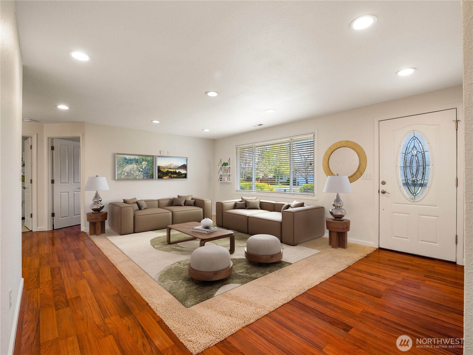 247 South D Street Buckley, WA 98321 - Photo 3 of 28 a living room with furniture and wooden floor