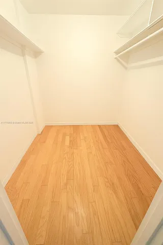 a view of a hallway with elevator