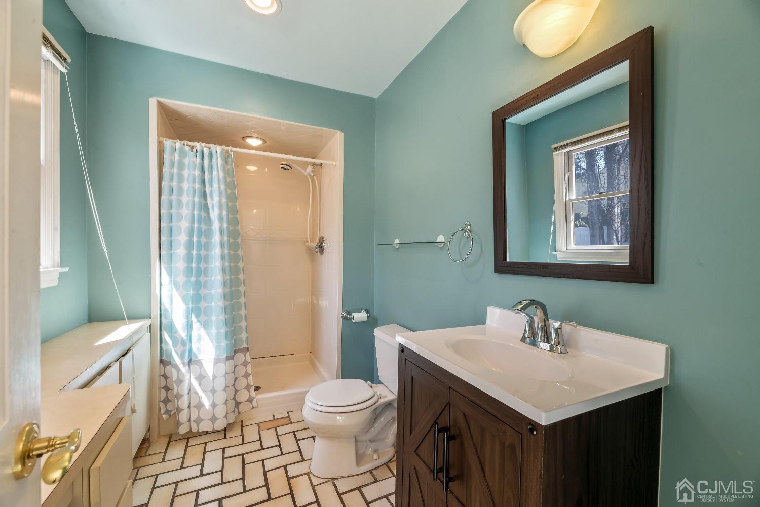2 Perry Road East Brunswick, NJ 08816 - Photo 13 of 32 a bathroom with a sink a toilet and shower