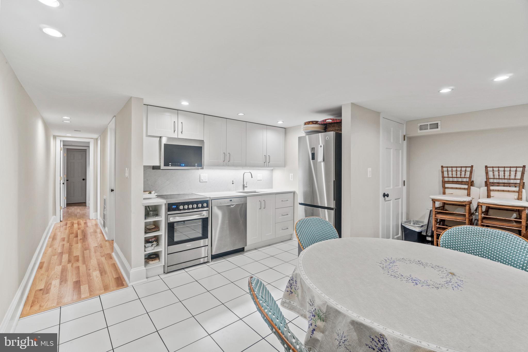 3017 Dumbarton Street Northwest Washington, DC 20007 - Photo 20 of 25 Lower Level Kitchen