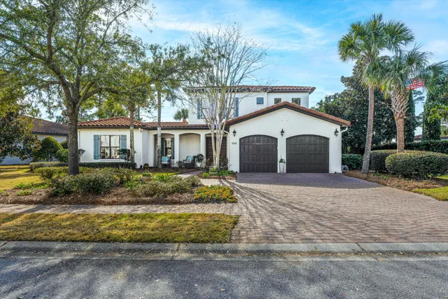 a house view with a outdoor space