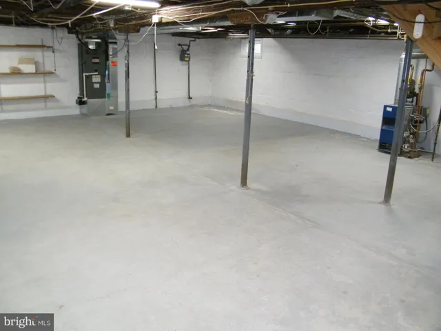 a view of storage and utility room