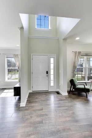 a view of livingroom with furniture and window