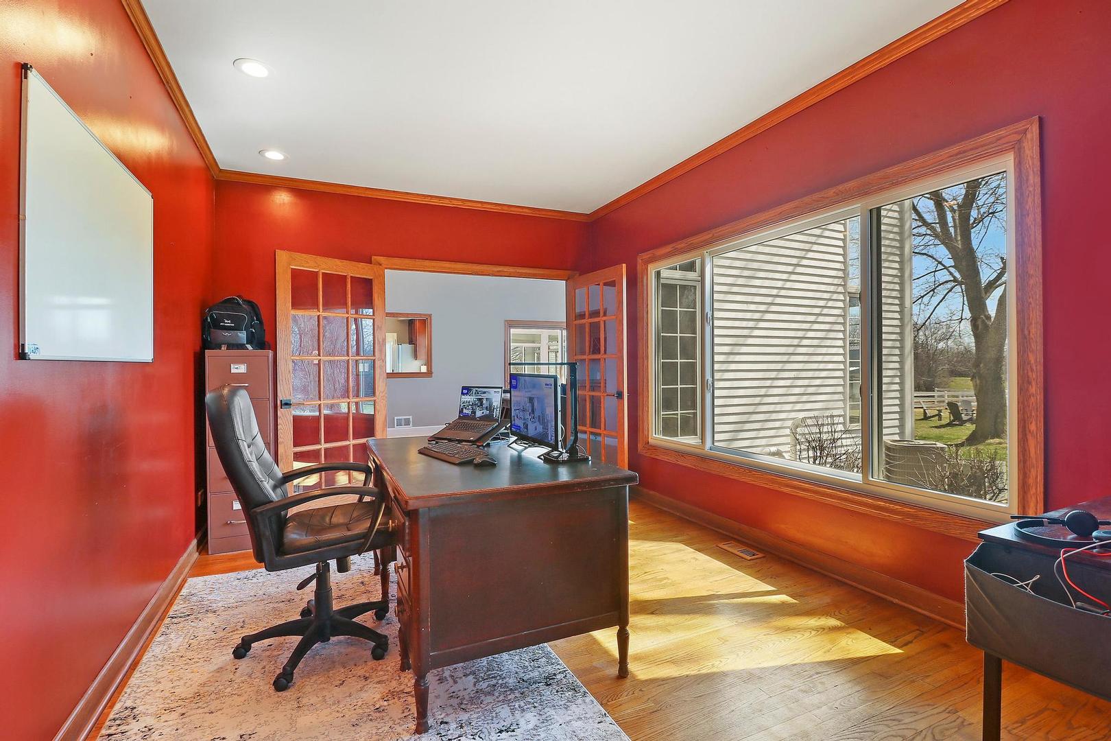 159 Helm Road Barrington Hills, IL 60010 - Photo 26 of 57 a workspace with furniture and a window