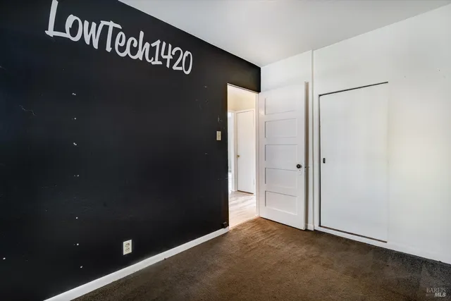 a view of an empty room