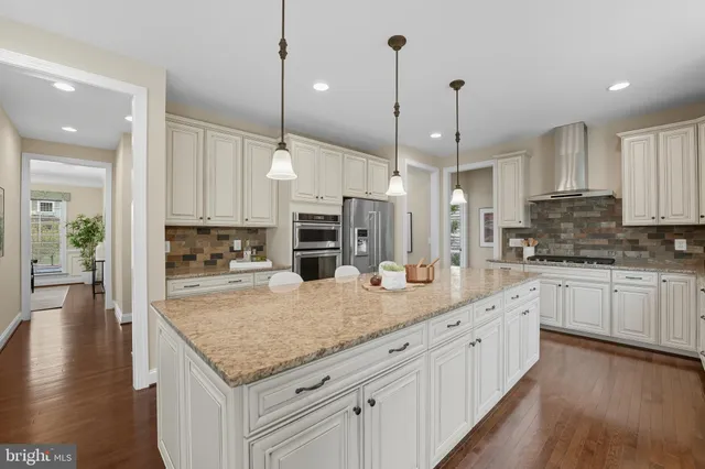 a storage room with a wooden floor