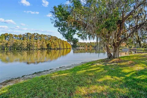 a view of lake with houses