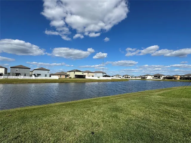 a view of a garden with trees