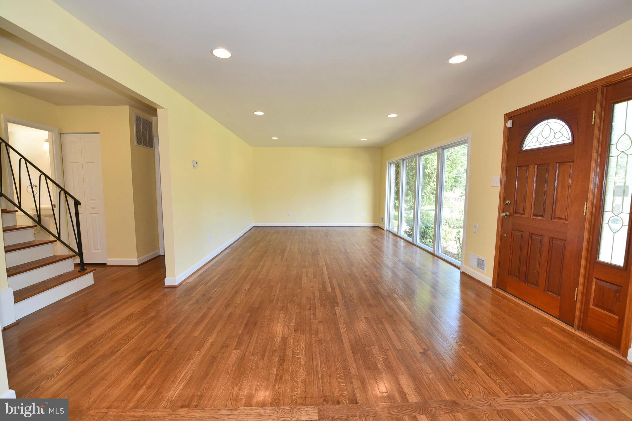 13516 Collingwood Terrace Silver Spring, MD 20904 - Photo 5 of 29 a view of livingroom with hardwood floor and a ceiling fan