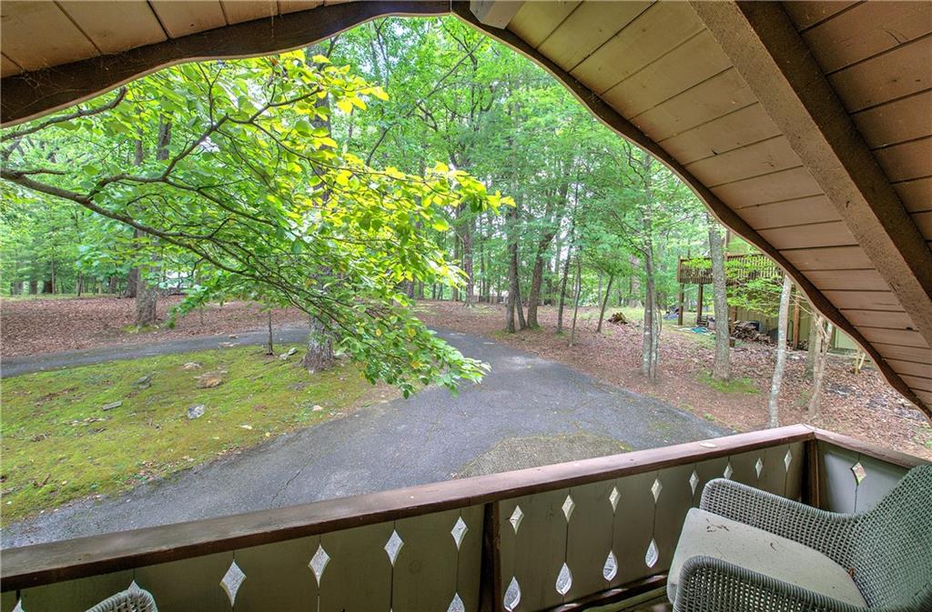 298 Lake View Trace Jasper, GA 30143 - Photo 20 of 33 a view of a garden from a balcony