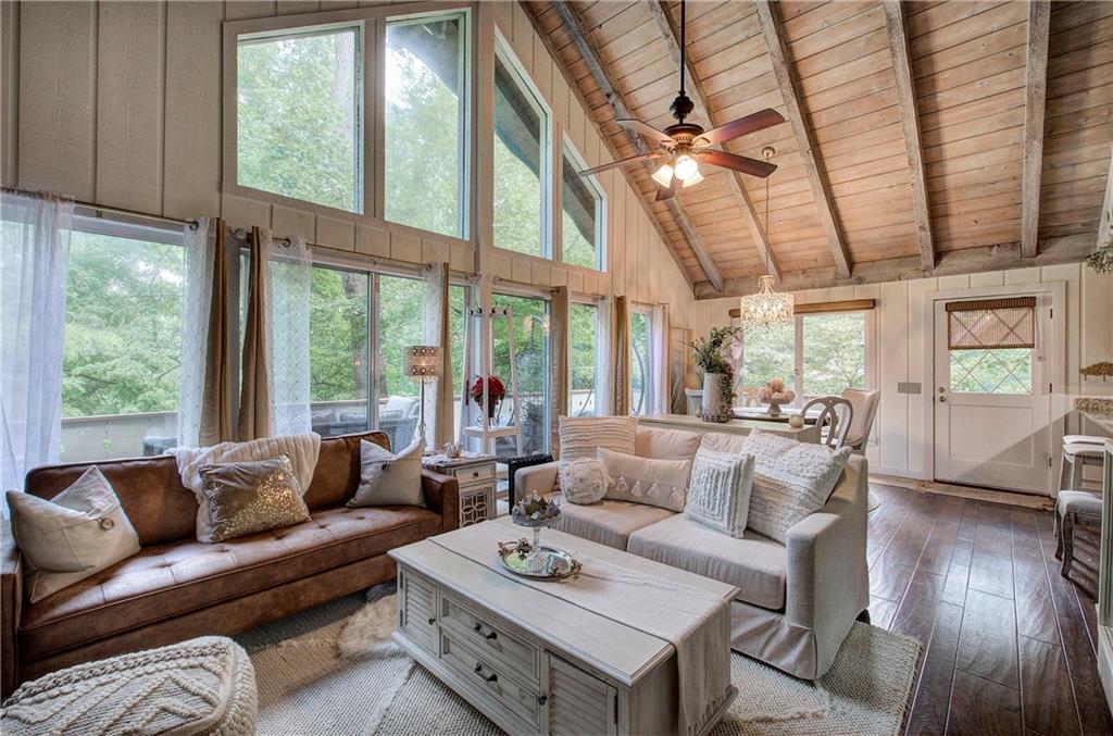 298 Lake View Trace Jasper, GA 30143 - Photo 7 of 33 a living room with furniture and a large window