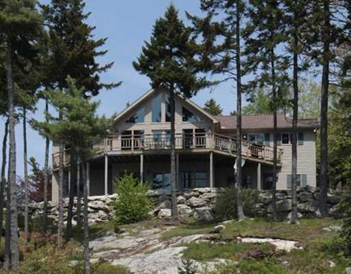 29 Mc Kown Point Road Boothbay Harbor, ME 04575 - Photo 3 of 18 Exterior Front. Contemporary home...