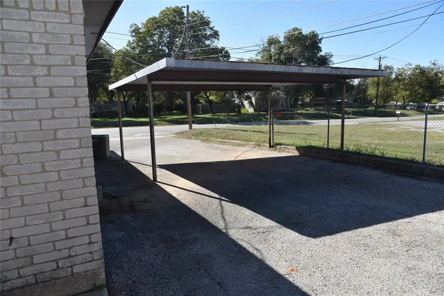 a view of a street with houses