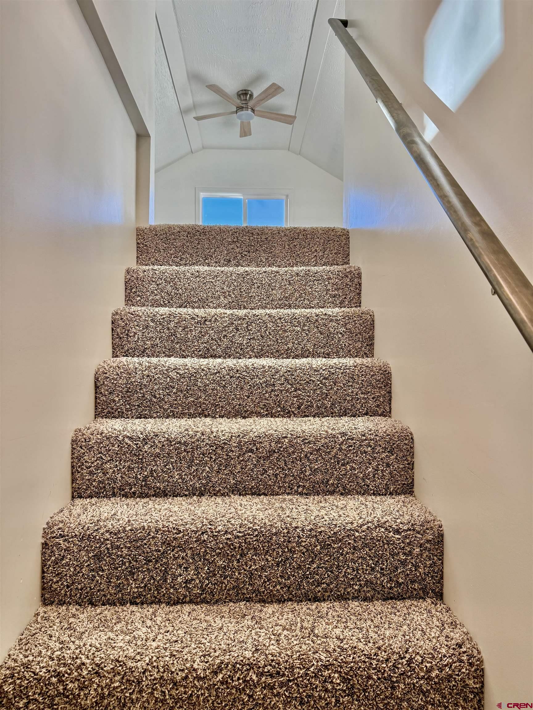 460 Fox Street Nucla, CO 81424 - Photo 27 of 33 a view of staircase with white walls