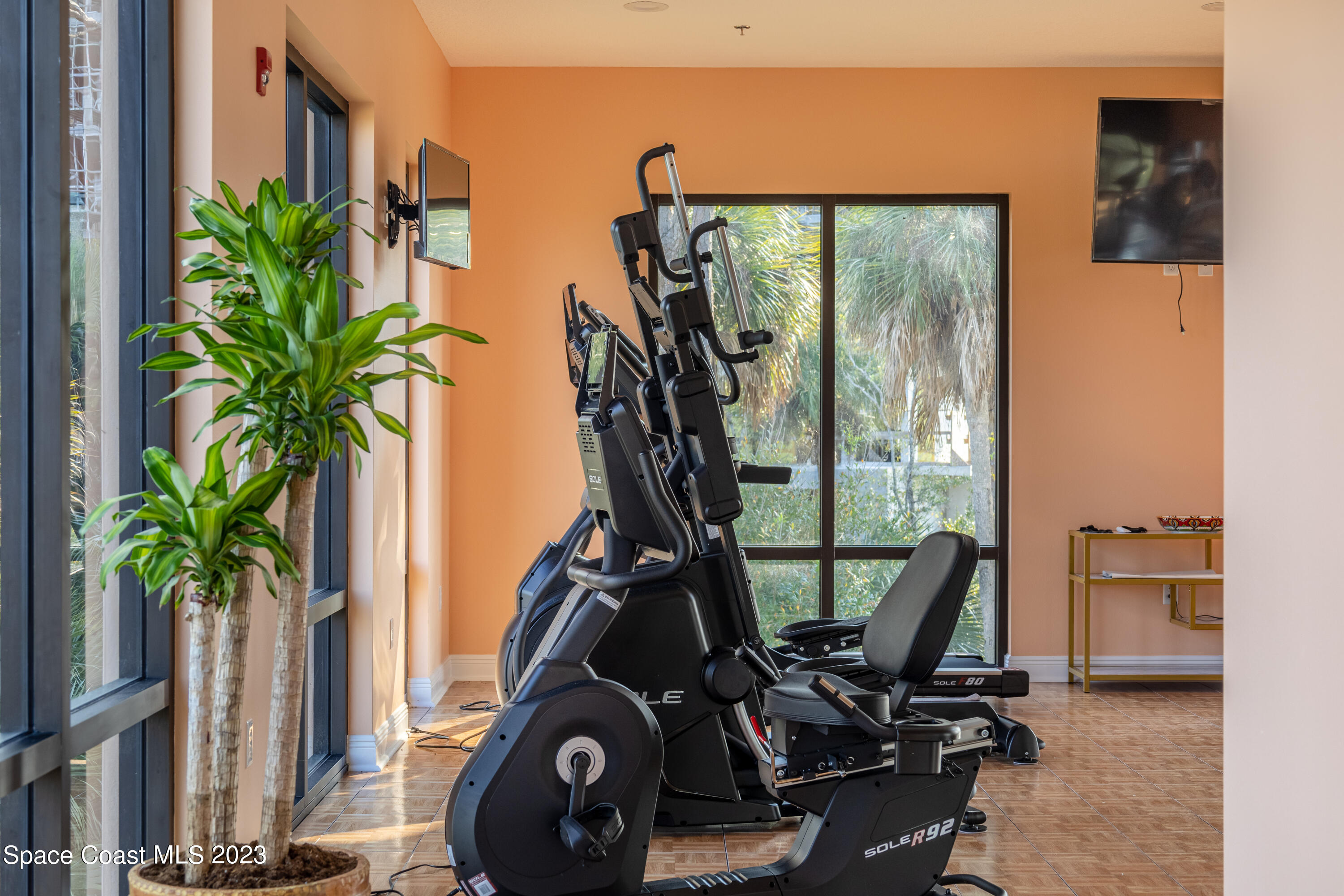 735 Pilot Lane, Unit 313 Merritt Island, FL 32952 - Photo 18 of 20 a view of a room with gym equipment