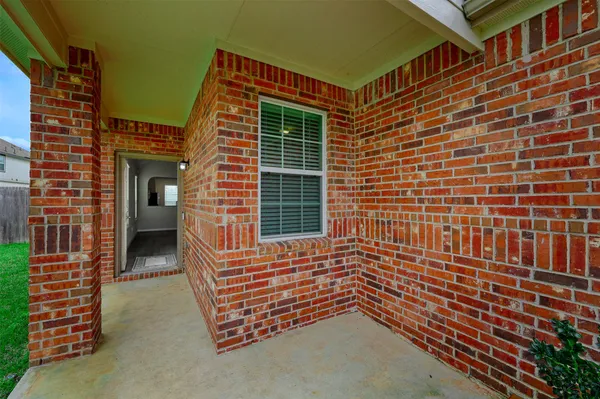 a view of front door of house
