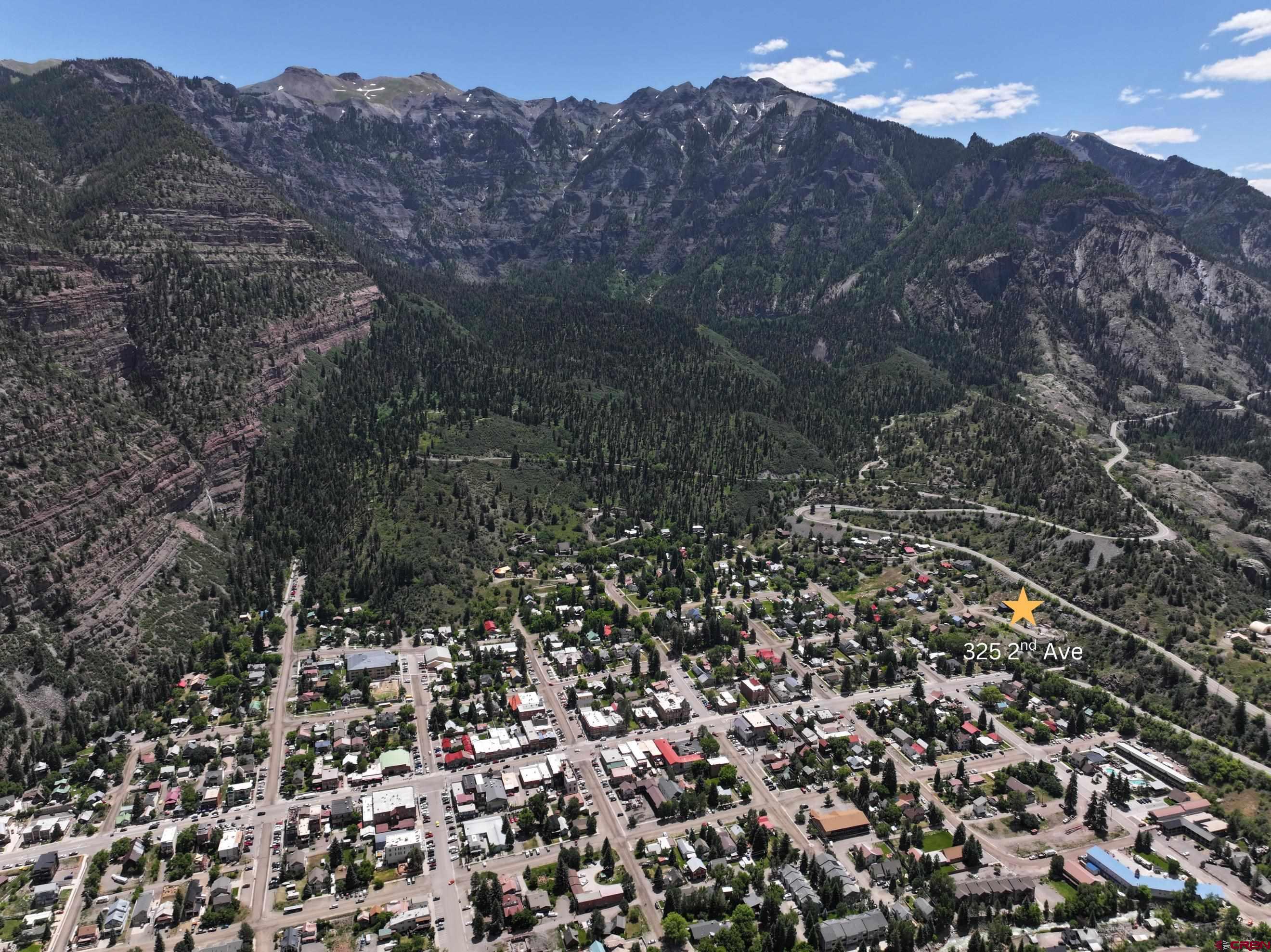 325 2nd Street Ouray, CO 81427 - Photo 11 of 23 an aerial view of house with mountain view