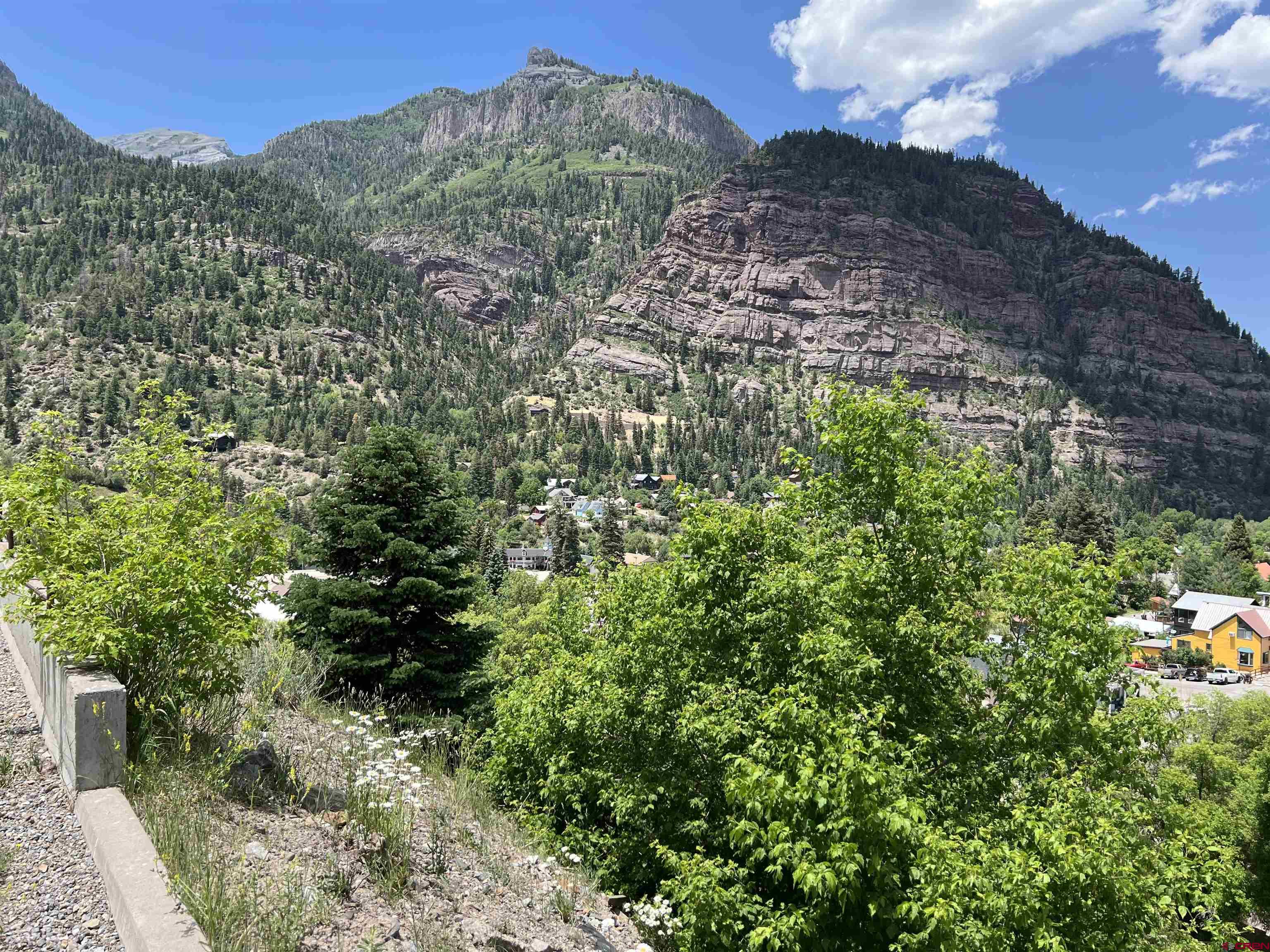 325 2nd Street Ouray, CO 81427 - Photo 14 of 23 a view of a lush green forest with mountains in the background