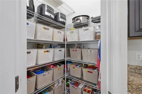 a close view of utility room