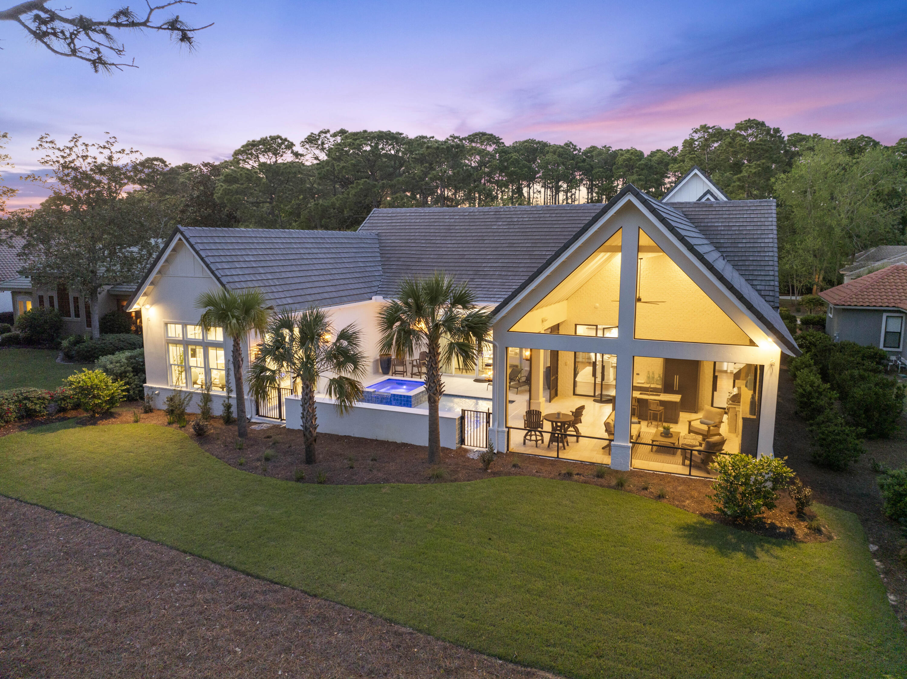 2924 Sand Pine Road Miramar Beach, FL 32550 - Photo 3 of 98 a view of house with outdoor space and garden