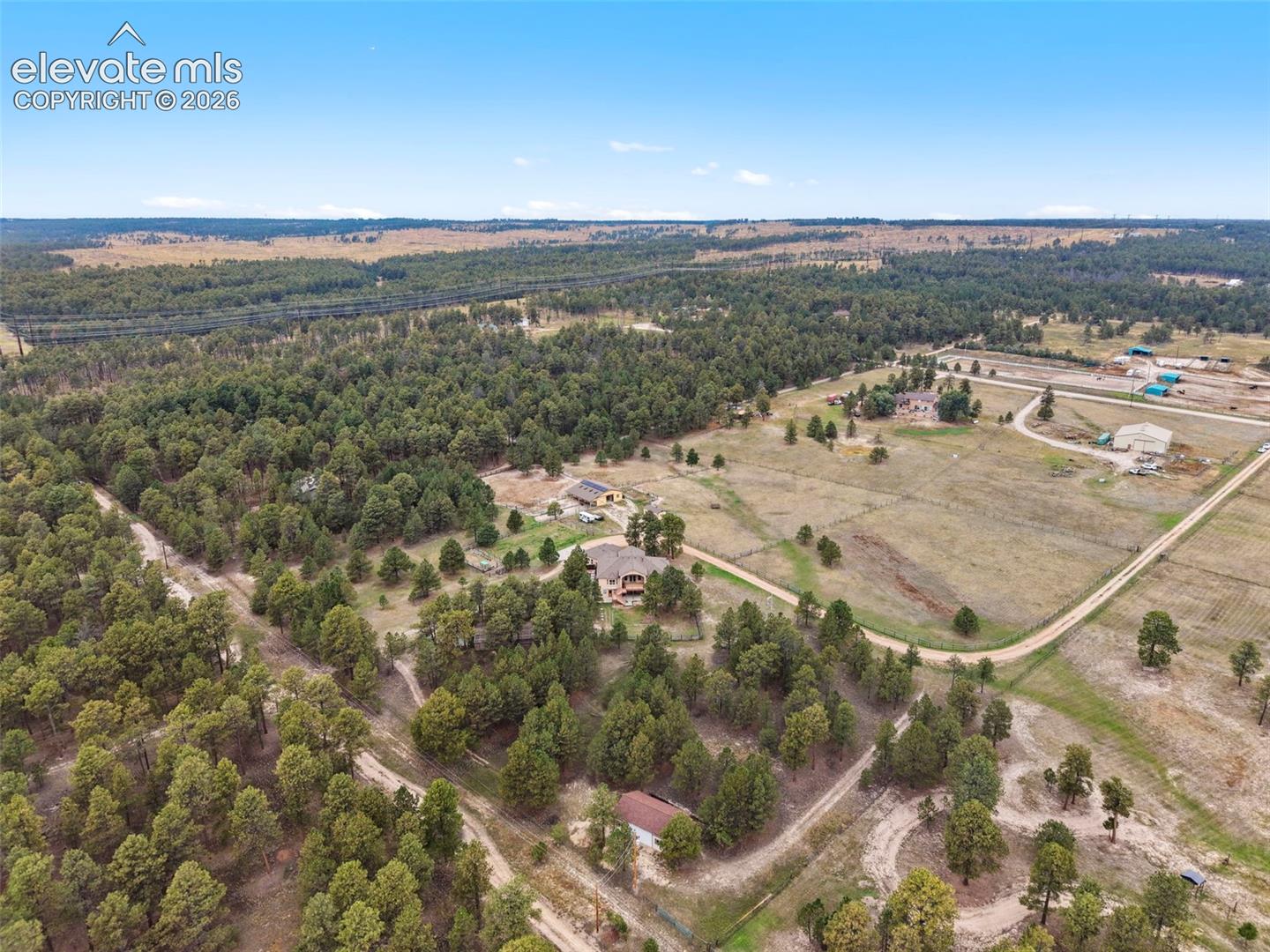 Aerial View of the property