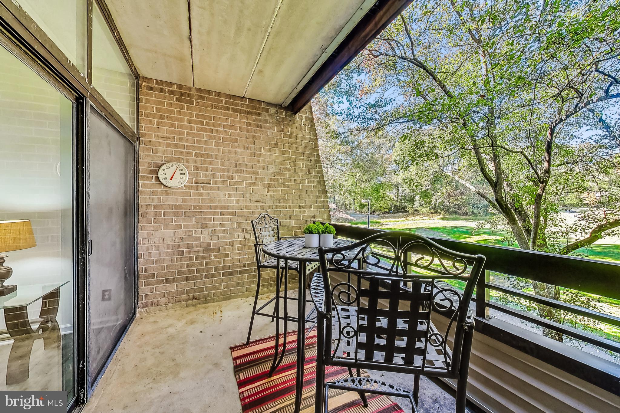 2120 Green Watch Way, Unit 201 Reston, VA 20191 - Photo 22 of 51 Balcony with Picturesque Views of the Golf Course