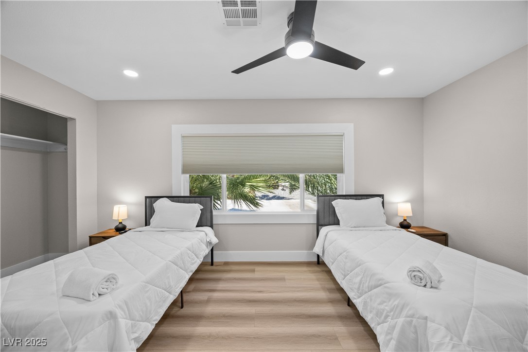 3482 Pueblo Way Las Vegas, NV 89169 - Photo 25 of 55 Bright and charming, the third bedroom provides a restful space.