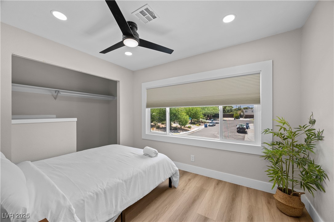 3482 Pueblo Way Las Vegas, NV 89169 - Photo 27 of 55 Natural light enhances the fourth bedroom creating a warm and inviting atmosphere.