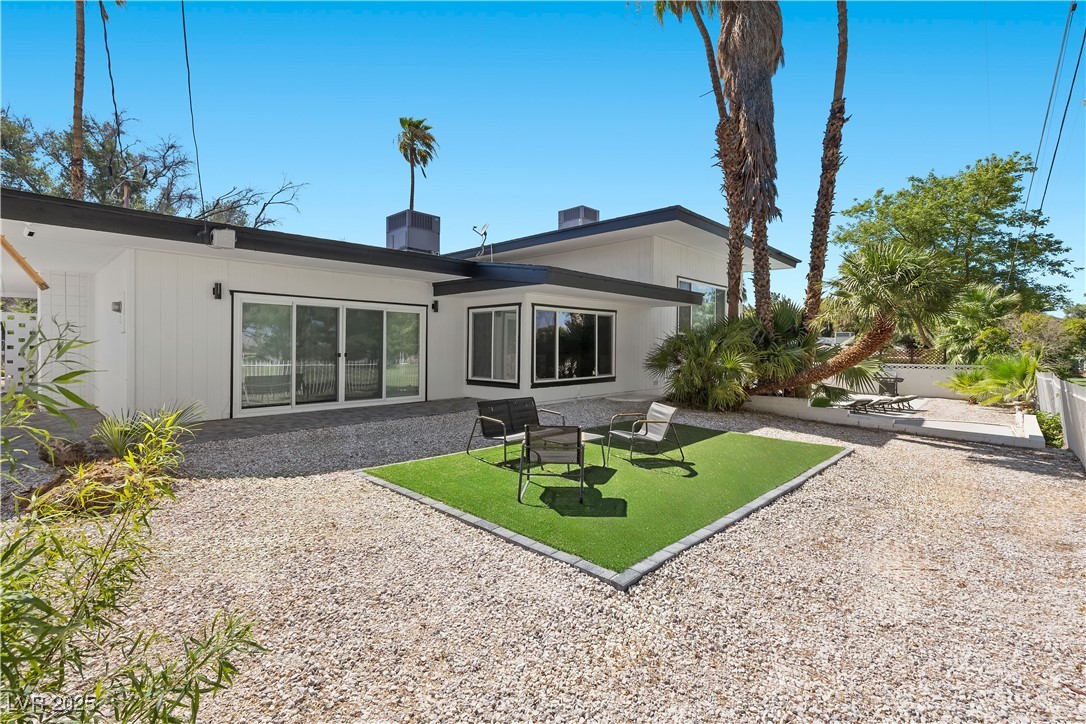 3482 Pueblo Way Las Vegas, NV 89169 - Photo 38 of 55 Covered patio creates the perfect spot for morning coffee or evening gatherings.