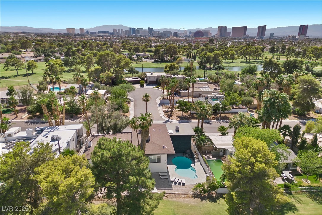 3482 Pueblo Way Las Vegas, NV 89169 - Photo 49 of 55 Bird's eye view of skyline