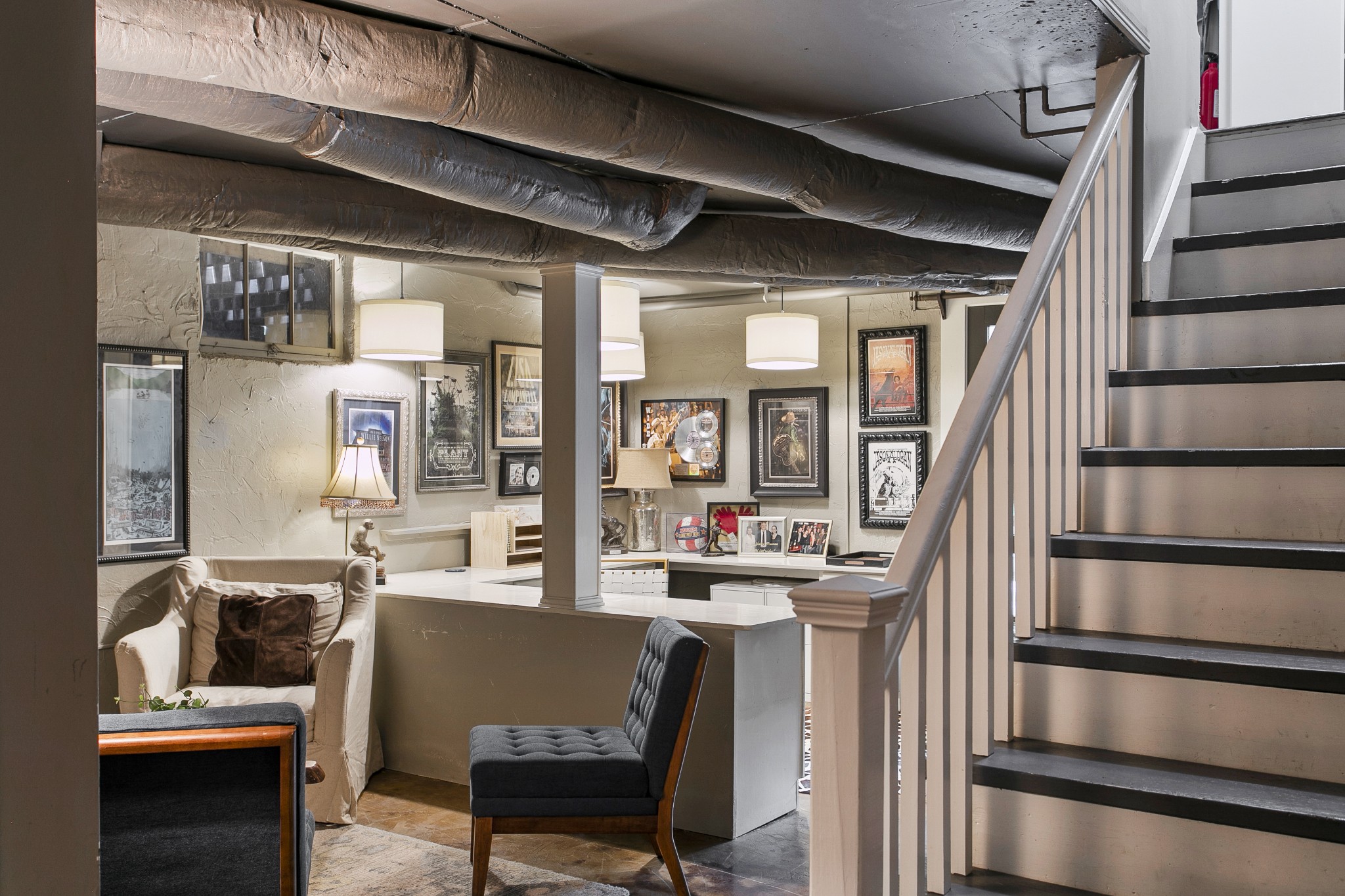 130 Spring Valley Road Nashville, TN 37214 - Photo 30 of 46 a room with stainless steel appliances kitchen island granite countertop furniture and a view of living room