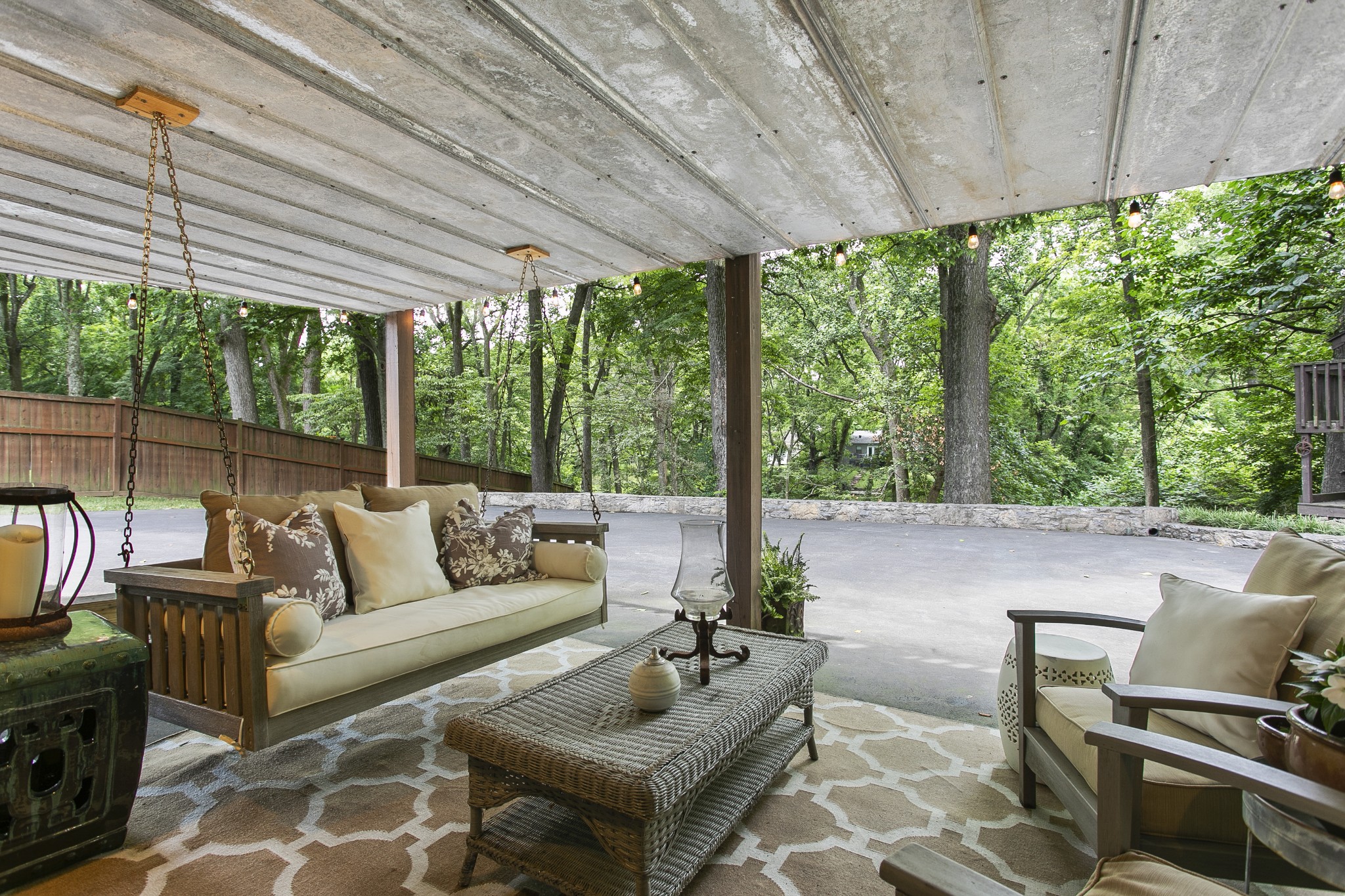 130 Spring Valley Road Nashville, TN 37214 - Photo 34 of 46 a living room with furniture and a floor to ceiling window