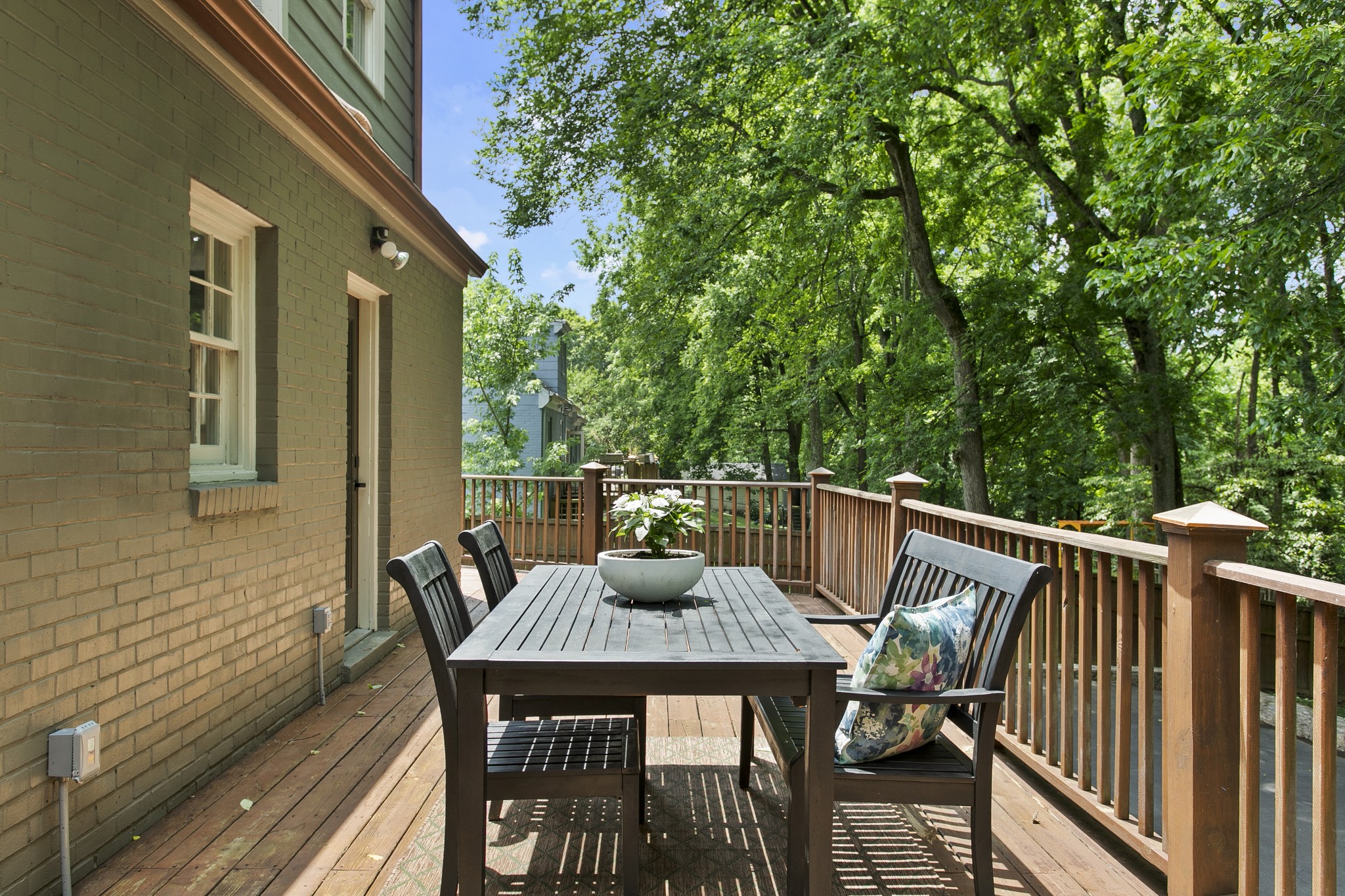 130 Spring Valley Road Nashville, TN 37214 - Photo 39 of 46 a view of balcony with furniture and wooden deck