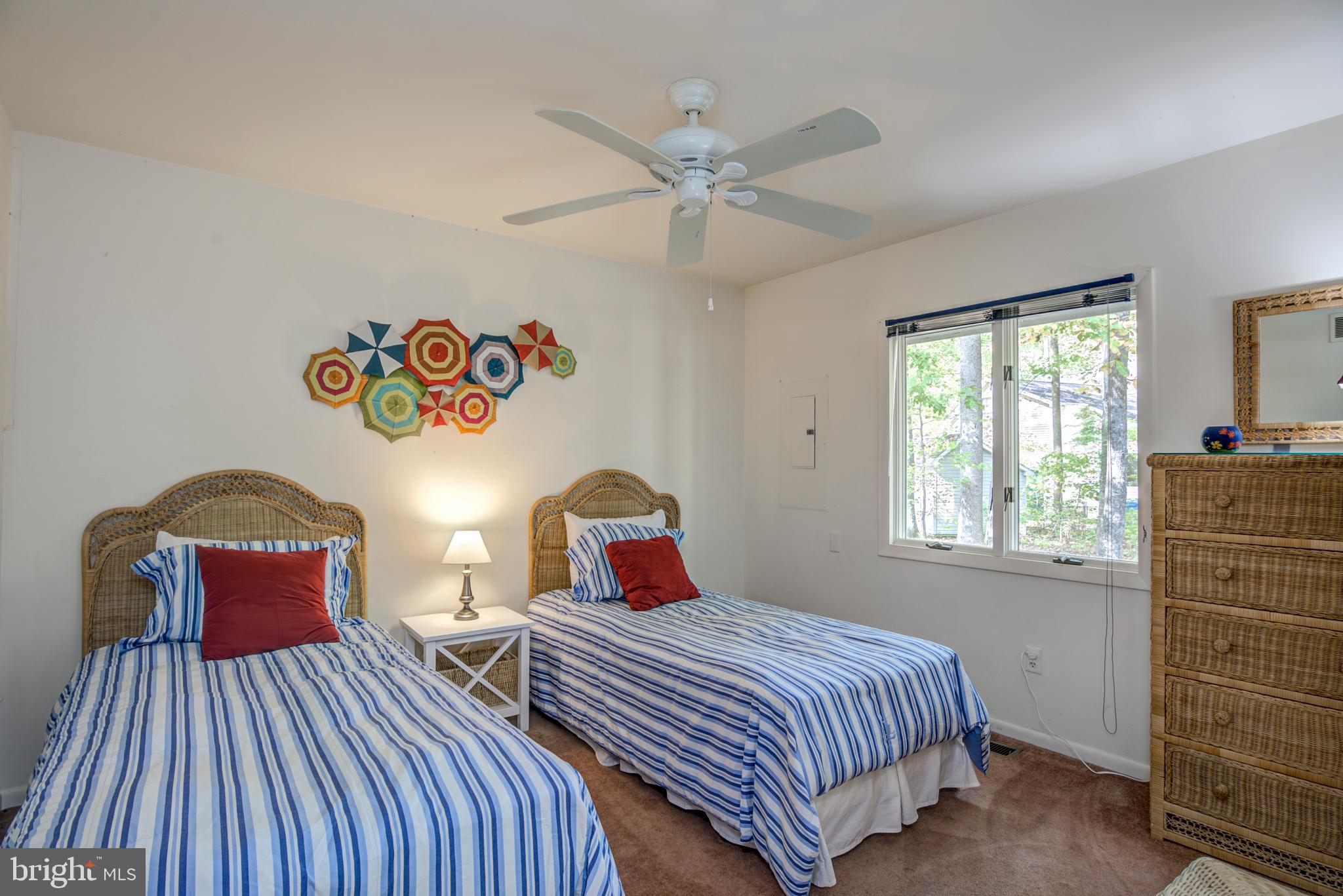 19 Capetown Road Ocean Pines, MD 21811 - Photo 8 of 56 a bedroom with two beds and a window