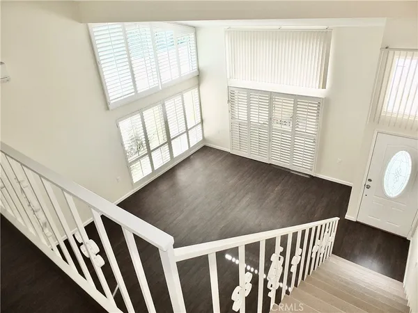 a view of a yard from a window