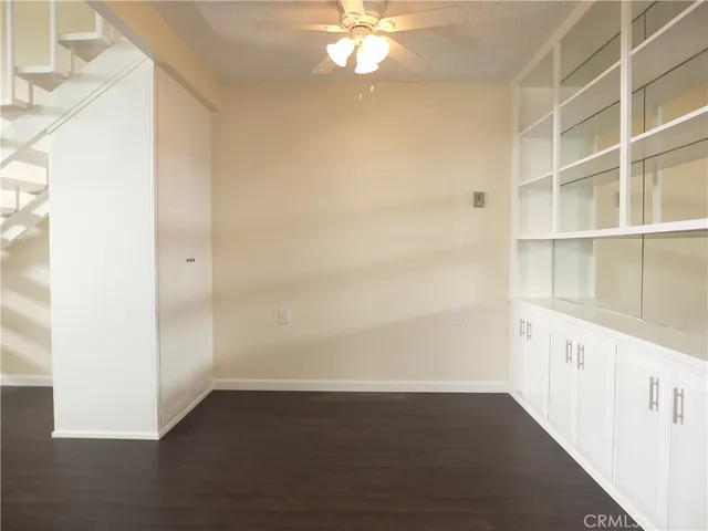 a view of wooden staircase