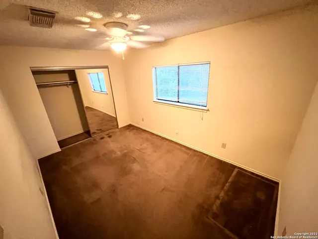 a view of a livingroom with a window