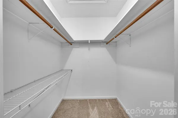 a view of walk in closet