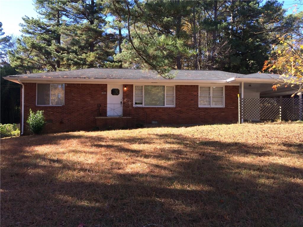 6186 Dodgen Road Southwest Mableton, GA 30126 - Photo 1 of 1 Large lot. Expandable 3 bedroom 1 bath 4 sided brick home close to schools.